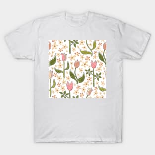 Floral Pattern T-Shirt